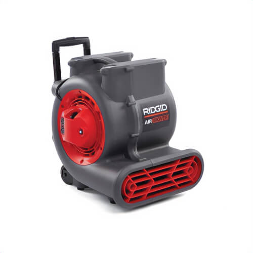 Ridgid® 66323 Air Mover with Daisy Chain, 3-Speed, Cart, 1,625 cfm Air Flow, 20.8 in W x 16.9 in D x 20.6 in H