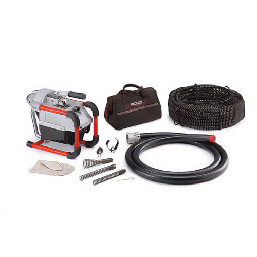 Ridgid® 66497 Sectional Drain Cleaning Machine K-60SP-SE, 1-1/4 to 4 in Drain Line, 1/2 hp, 115 VAC