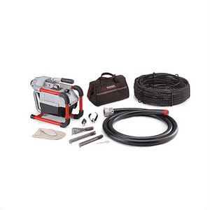 Ridgid® 66517 K-60 Sectional Machine, Includes: A-1 Operator’s Mitt, A-12 Pin Key, and Rear Hose, A-61 Tool Kit and A-62 Cable Kit