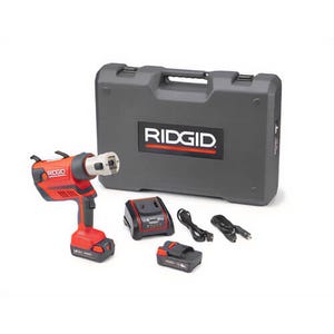 Ridgid® 70138 RP 350 Press Tool Battery Kit with MegaPress Jaws, 18V Advanced Lithium Ion, 1/2 in - 1 in