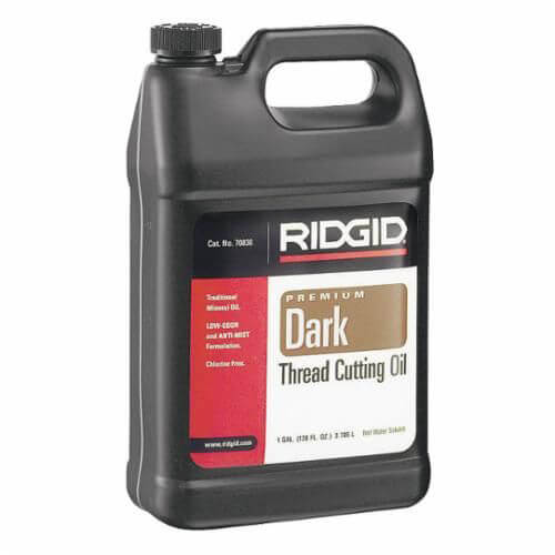Ridgid® 70830 Dark Pipe Thread Cutting Oil, 1 gal Plastic Bottle, Mild Petroleum, Liquid, Black