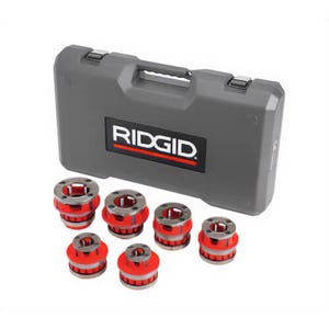 Ridgid® 71983 High Speed Die Heads Kit, 12-R, 1/2 to 2 NPT with Case