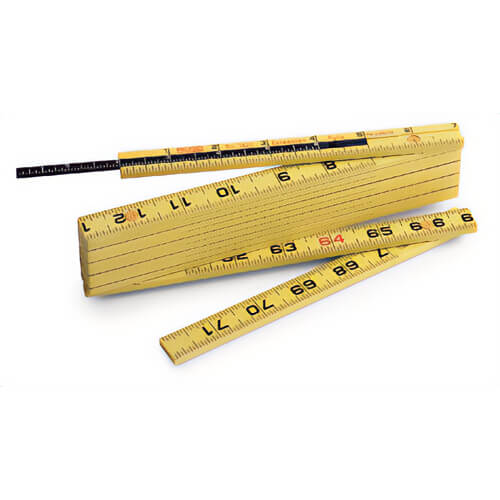 Ridgid® 73360 Folding Extension Rule, 6 ft L, 5/8 in W, Fiberglass
