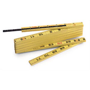 Ridgid® 73360 Folding Extension Rule, 6 ft L, 5/8 in W, Fiberglass