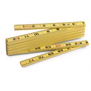 Ridgid® 73365 Outside Reading Folding Rule, 6 ft L