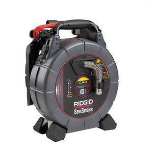 Ridgid® 78118 SeeSnake® microREEL® APX™ and CSx Via™ System with TruSense®, 25 mm Camera dia, 11/2 in - 4 in Line Capacity