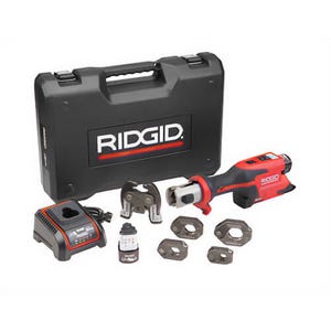Ridgid® 78198 RP 251 Press Tool Battery Kit with ProPress® Rings and C1 Actuator, Copper and Steel, 12V, 1/2 in - 1-1/4 in
