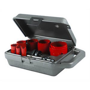 Ridgid® 81500 Plumber and Electrician Hole Saw Kit 1250, 12 pc, HSS