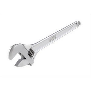 Ridgid® 86922 Adjustable Wrench, 1-11/16 in Wrench Opening, 15 in OAL, 15° Head, I-Beam Handle, Chrome Vanadium Alloy Steel Body