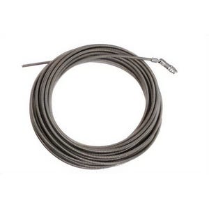 Ridgid® 89405 Hollow Core Cable with Drop Head Auger, 5/16 in dia x 50 ft L, 3/4 to 1-1/2 in Drain Line, Steel, 1 pc