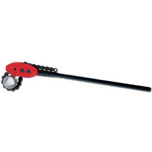 Ridgid® 92665 Chain Tong, Reversible, 27 in OAL, 1/4 to 2-1/2 in, 17-1/2 in Chain L, Double End Jaw, Alloy Steel Jaw