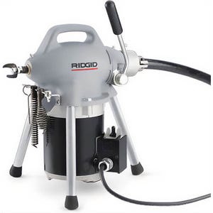 Ridgid® 76495 K-50 Sectional Machine, Includes: A-17-A Adapter, A-17-B Adapter, A-30 Cable Kit