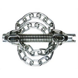 Rothenberger 72187 Chain-Spinning Head, w/o Ring, w/ 4 Chains, 5/8 in, 1.18 D x 1.57 W x 13.75 H in
