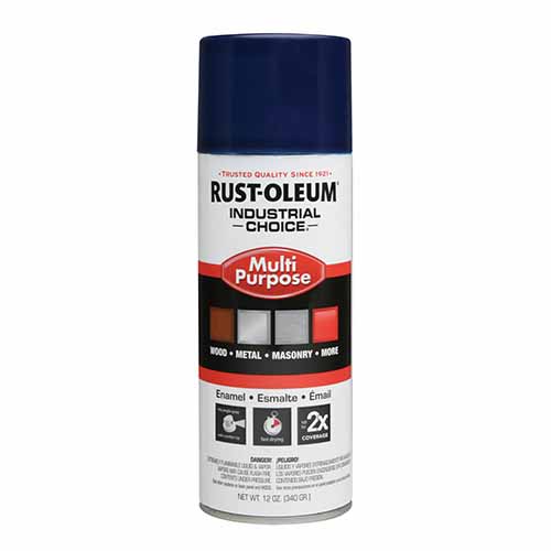 Rust-Oleum® 1622830 System Multi-Purpose Enamel Spray Paint, 12 oz, Liquid Form, Regal Blue
