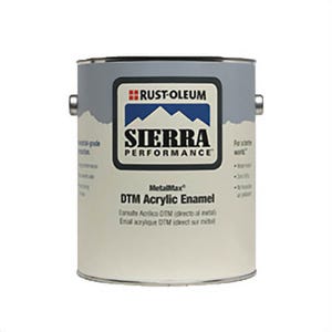 Rust-Oleum® MetalMax® 208039 S37 System 1-Component Water Based DTM Acrylic Enamel Coating, 1 gal Container, Liquid Form, Black