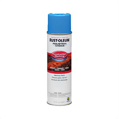 Rust-Oleum® 264694 M1400 General Purpose Water Base Marking Paint, 20 oz Container, Liquid Form, Caution Blue, 400 linear ft/gal