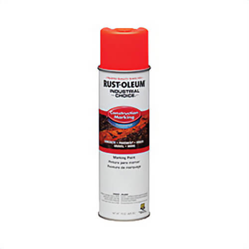 Rust-Oleum® 264699 M1400 General Purpose Water Base Marking Paint, 20 oz Container, Liquid Form, Fluorescent Red/Orange