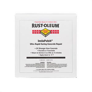 Rust-Oleum® 276981 InstaPatch® 2-Component Ultra Rapid Curing Concrete Repair, 1 gal, Gray