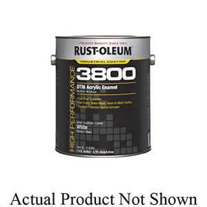 Rust-Oleum® 314387 3800 High Performance Acrylic Enamel Coating, 1 gal, Liquid, Black, 150 to 270 sq-ft/gal, 7 days Curing