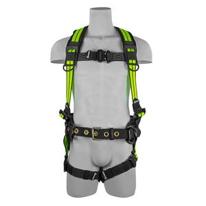 Safewazeâ„¢ FS-FLEX253-XL Pro Construction Harness, Alu 3D, Shoulder/Waist/Leg