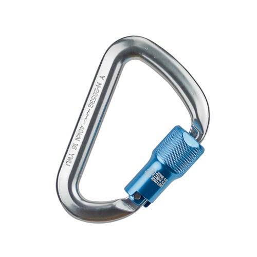 Safewaze™ FS1016-GR Aluminum Carabiner, 11/16 in