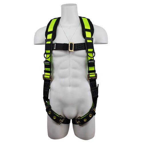 Safewaze™ FS185-3X PRO Full Body Harness, 1D, MB Chest, TB Legs