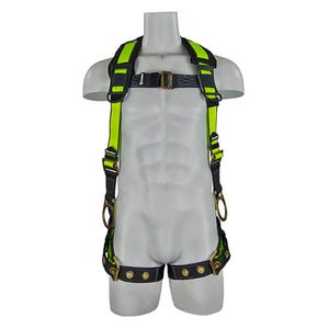 Safewazeâ„¢ FS285-L/XL PRO Full Body Harness, 3D, MB Chest, TB Legs
