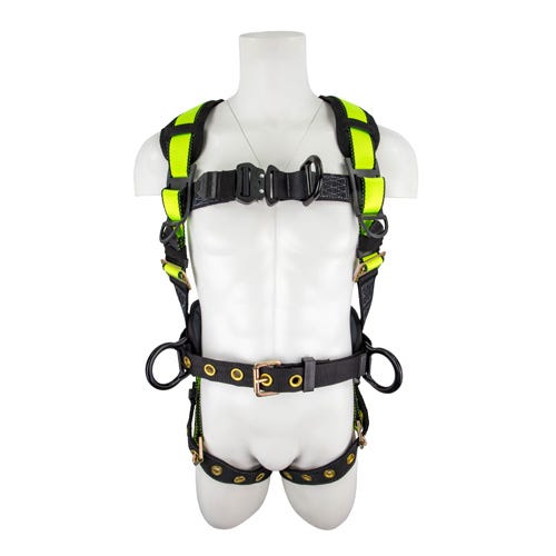 Safewaze™ FS377-XL Wind and Tower Construction Harness, Alu 3D, Alu QC Chest, Alu FD, TB Legs