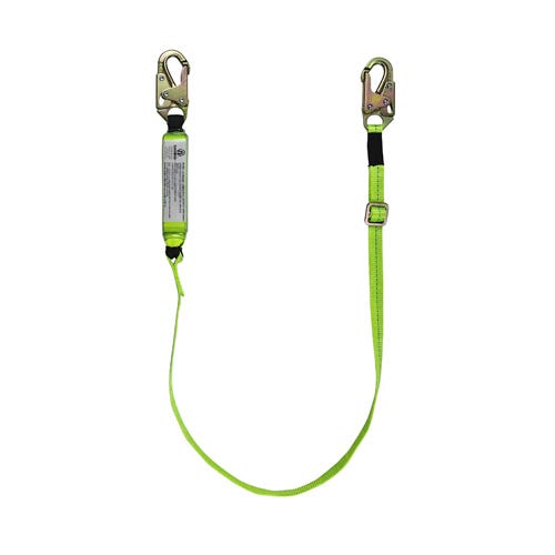 Safewaze™ FS560-AJ Adjustable High Profile Energy Absorbing Lanyard with Snap Hooks