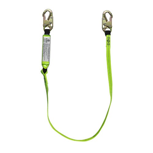 Safewaze™ FS560 High Profile Energy Absorbing Lanyard with Snap Hooks, 6 ft