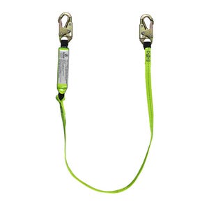 Safewazeâ„¢ FS560 High Profile Energy Absorbing Lanyard with Snap Hooks, 6 ft
