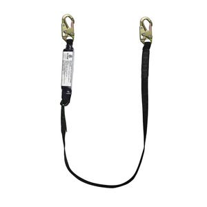 Safewazeâ„¢ FS88660-HW PRO Energy Absorbing Lanyard with Snap Hooks, 6 ft, 400 lb