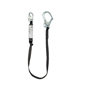 Safewazeâ„¢ FS88665-HW PRO Energy Absorbing Lanyard with Rebar Hook, 6 ft, 400 lb