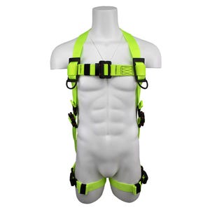 Safewazeâ„¢ SW77225-UT-QC-L/XL Arc Flash Full Body Harness, DE 1D, DE MB Torso, DE MB Chest, DE QC Legs