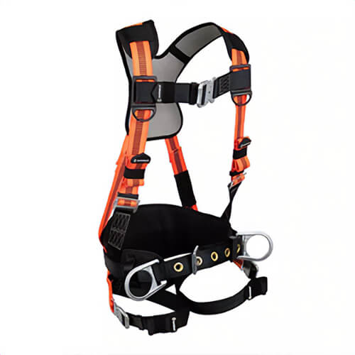 Safewaze™ FS99160-E-2X V-Line Construction Harness, 3D, MB Chest, TB Legs