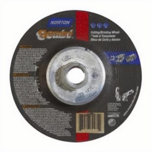 Saint-Gobain 66252843590 Norton® Gemini® Mini Cut-Off Wheel, DC4518HG, 5/8 in - 11