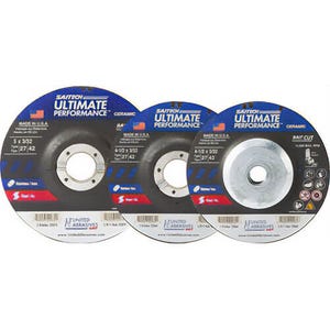 SAIT® Saitech™ Ultimate Performance™ 22064 High Performance Depressed Center Wheel, 4-1/2 in dia x 3/32 in Thick, 7/8 in Center Hole