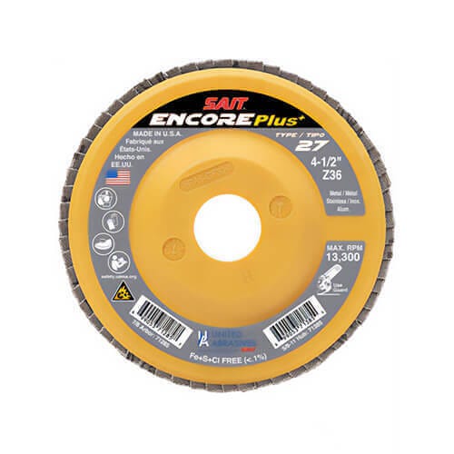 SAIT® 71286 Encore+ T27 4-1/2 x 7/8 40X, 10 ea