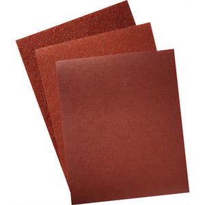 UA® 84206 Sanding Sheet, 11 in L x 9 in W, 500 Grit, Aluminum Oxide Abrasive, Paper Backing