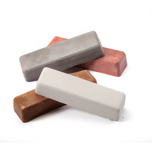 SAIT® 41022 Buffing Compound Bar, White, Applicable Materials: Aluminum, Carbon Steel, Chromium