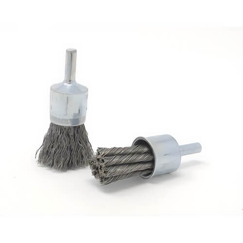 SAIT® 02701 End Brush, 1 in dia Brush, Full Cable Twist Knot