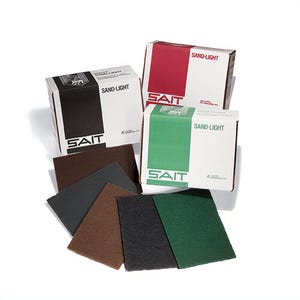 SAIT® Sand-Light™ 77440 Heavy Duty Hand Pad, 9 in L, 6 in W W/dia, Coarse