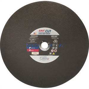 Saitech™ Steel Worker® 24013 Type 1 Cut-Off Wheel, 16 in dia x 3/32 in Thick, 1 in Center Hole, Ceramic Abrasive