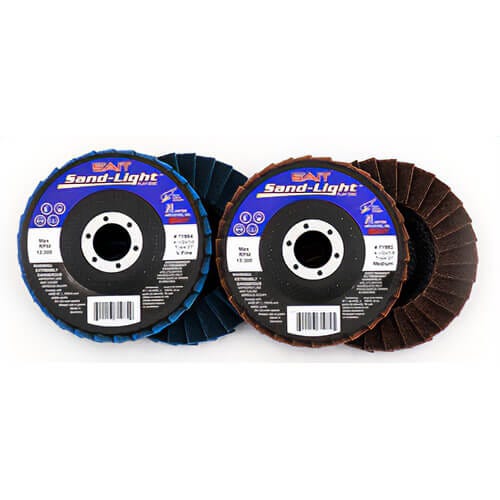 SAIT® 71984 Sand-Light™ Flap Discs, 4-1/2 x 7/8, 5 ea