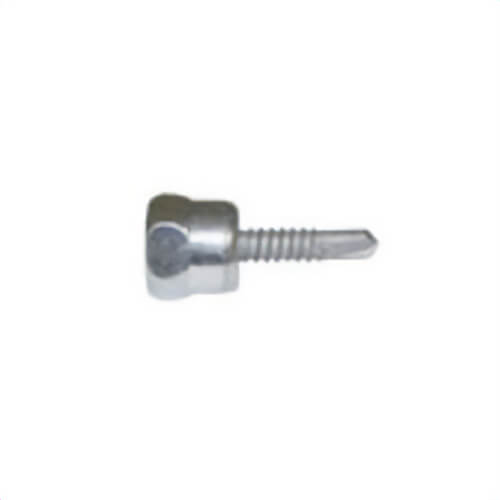Sammys® 8025957 DST100 Threaded Rod Anchor, 1/4-14, 1 in OAL, AF End Drilled Head, Steel, Climaseal®/Electro-Plated Zinc, Teks® Point