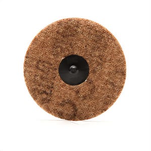 Scotch-Briteâ„¢ 7100007009 Rolocâ„¢ Surface Conditioning Disc, Nonwoven, SC-DR, A/O Coarse, TR, 4 in