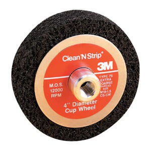 Scotch-Briteâ„¢ 7100134242 CS-UC Non-Woven Unitized Cup Wheel 4 in dia