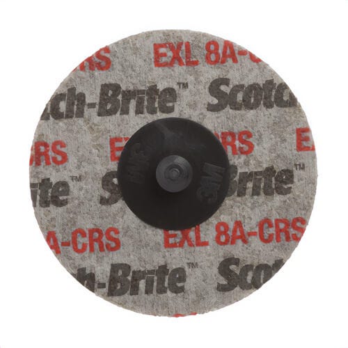 Scotch-Brite™ 7000028470 Roloc™ EXL Unitized Wheel, XL-UR, 8A Coarse, TR, 3 in