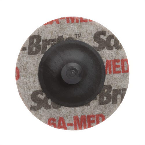 Scotch-Brite™ 7000045979 Roloc™ EXL Unitized Wheel, XL-UR, 6A Medium, TR, 2 in