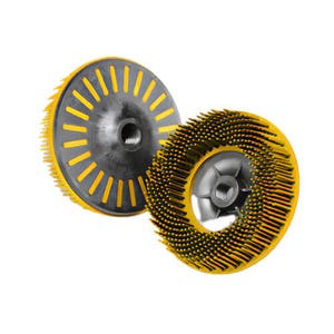 Scotch-Briteâ„¢ 7100138174 Bristle Disc, 80, 4-1/2 in x 5/8 in-11 Internal, Ceramic Abrasive Grain